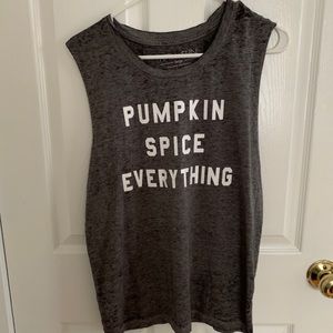 pumpkin spice tank top